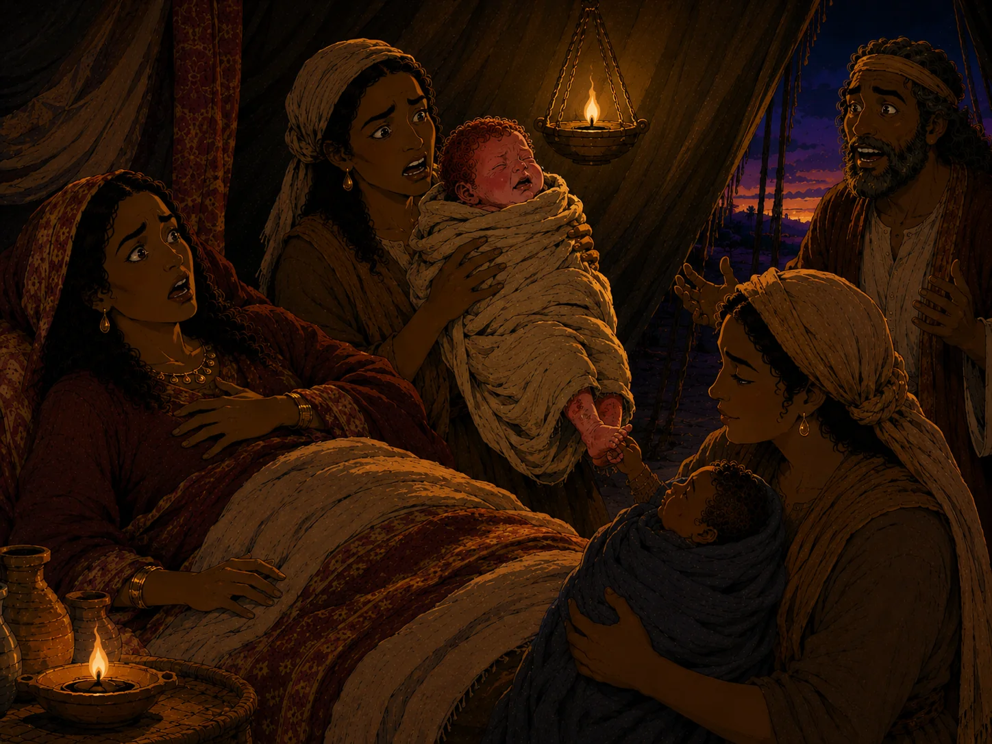 The Birth of Esau and Jacob